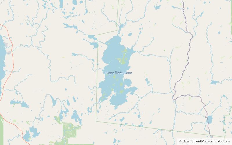 Lake Vodlozero location map