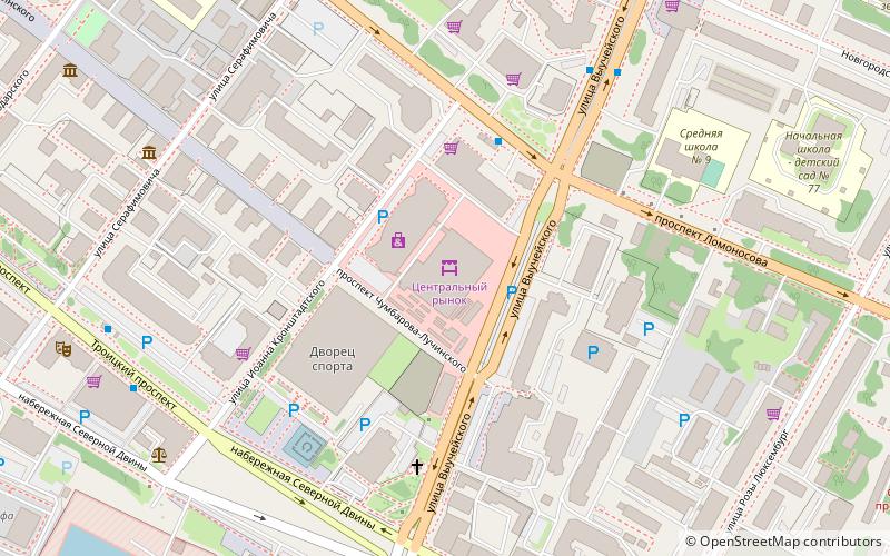 central market arkhangelsk location map