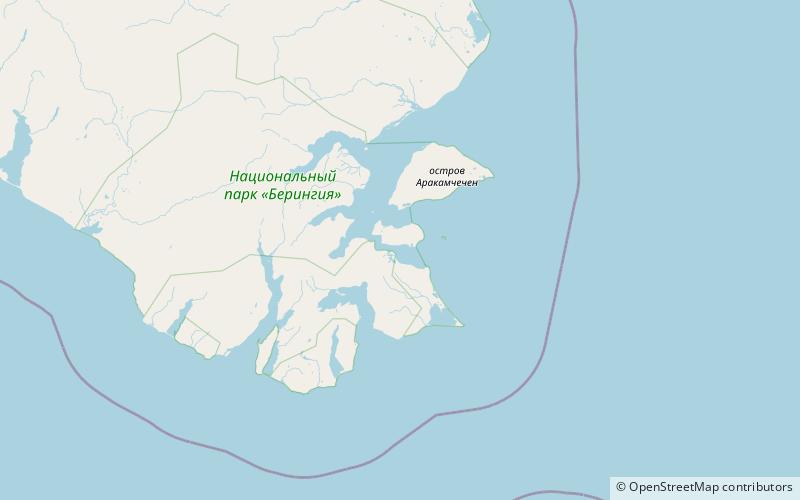 Yttygran Island location map
