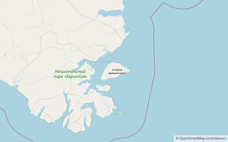 Arakamchechen Island location map