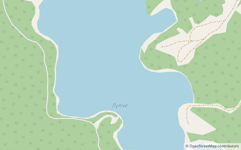 lake lupche location map