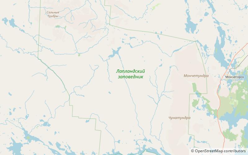 Réserve de Laponie location map