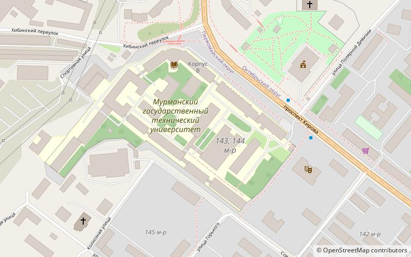 Université technique d'État de Mourmansk location map