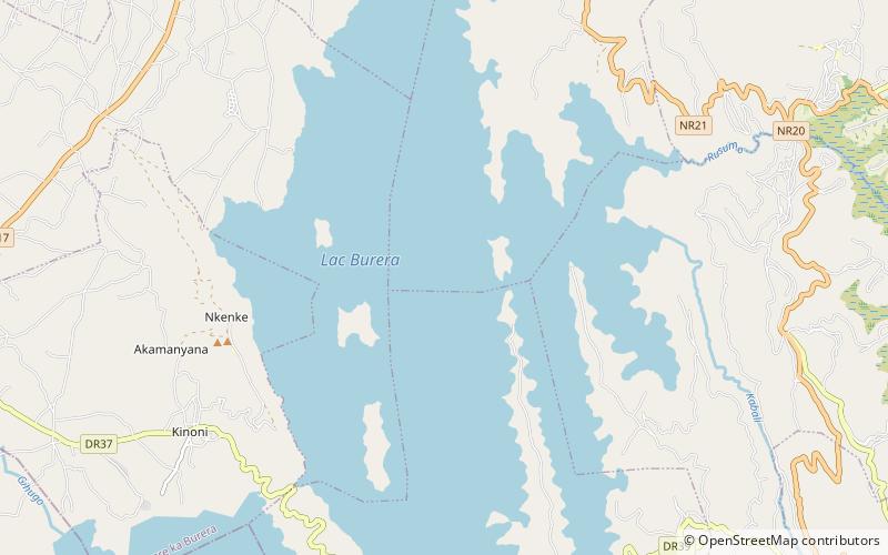 Lake Burera location map