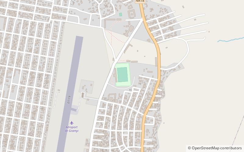 stade umuganda gisenyi location map