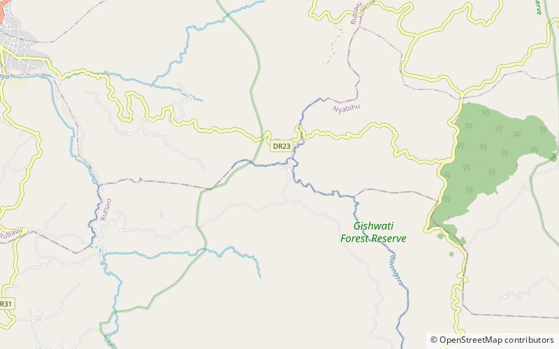 Gishwati Forest location map