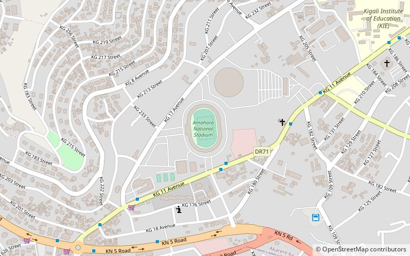 Stade Amahoro location map