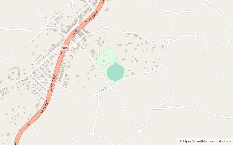 Rwanda Cricket Stadium location map