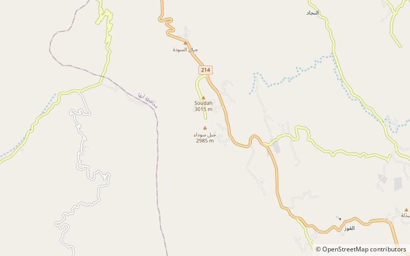 Jabal Sawda location map