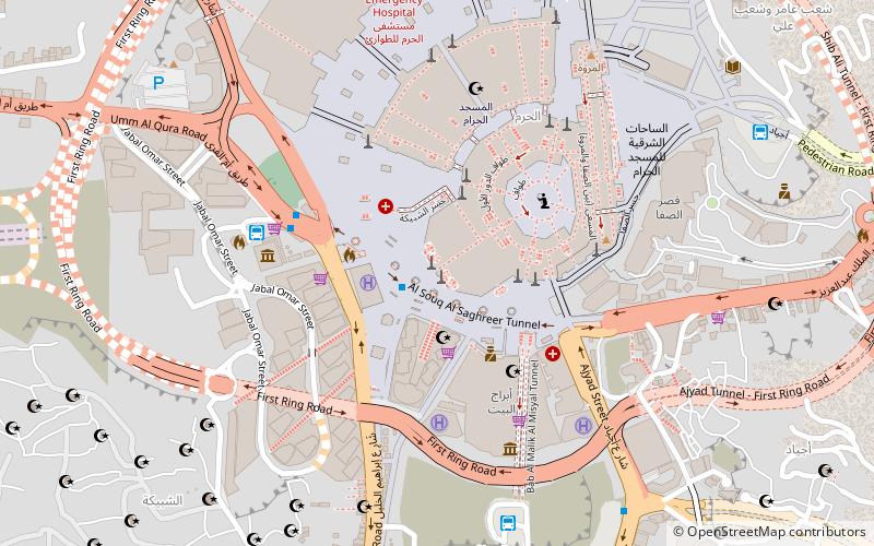 king fahd gate mecca location map