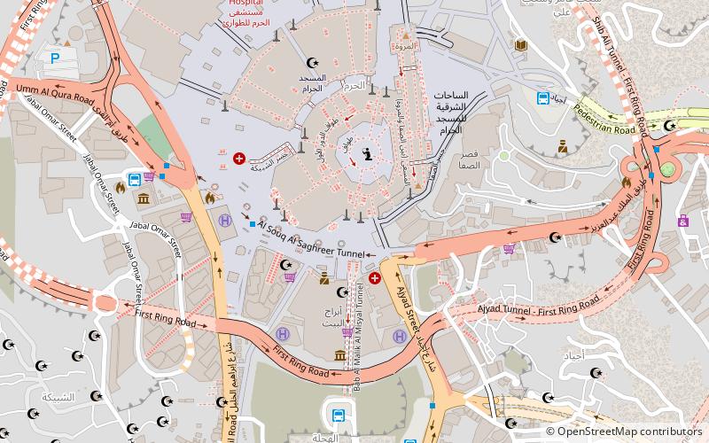king abdul aziz gate mekka location map
