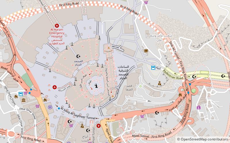 salaam gate mecca location map