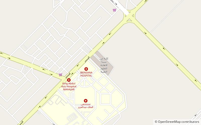 Ibn Sina National College for Medical Studies location map