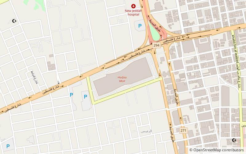 Haifaa Mall location map