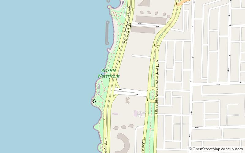Jeddah Corniche location map