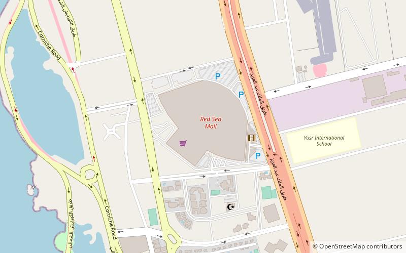 Red Sea Mall location map