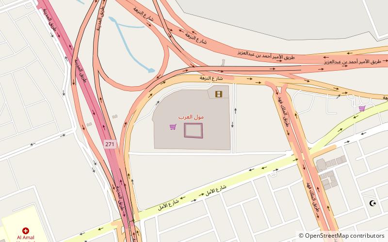 Mall of Arabia location map