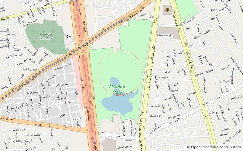 al salam park riyadh location map