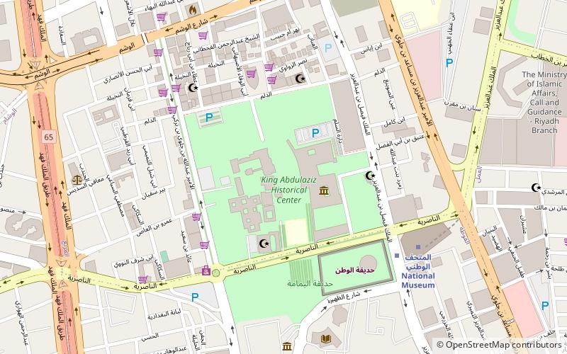 king abdulaziz historical center riyad location map