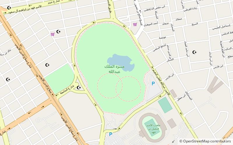 King Abdullah Park location map