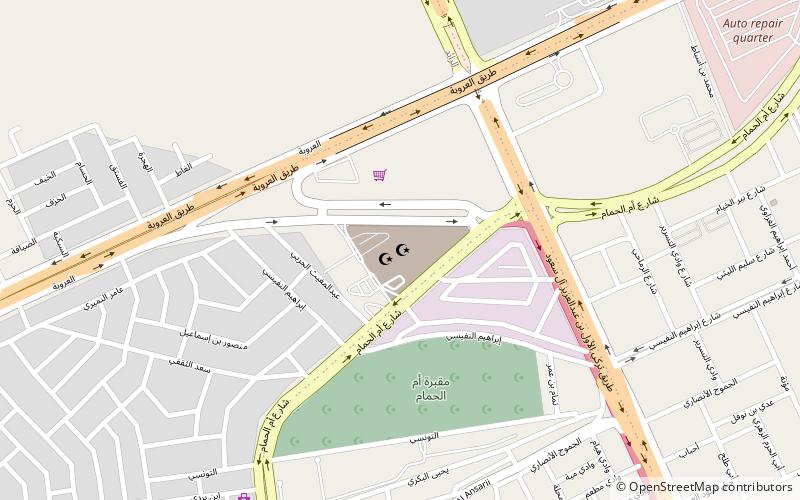 king khalid mosque location map