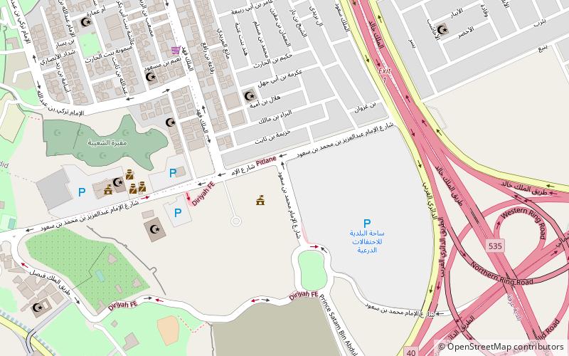 circuito callejero de al diriyah riad location map