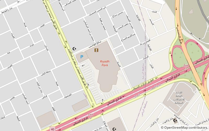 riyadh park location map