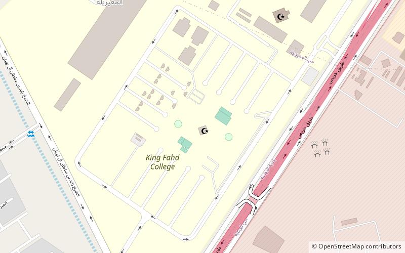 king fahd security college rijad location map