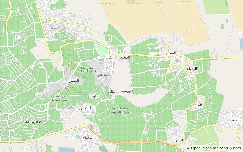 Al-Qarah Mountain location map