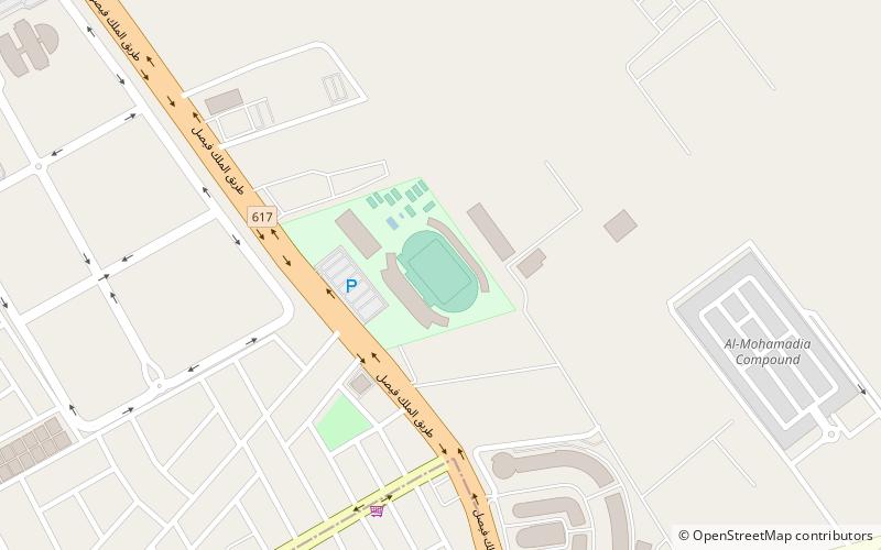 Prince Saud bin Jalawi Stadium location map