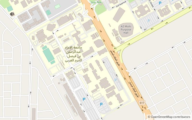 King Faisal University location map