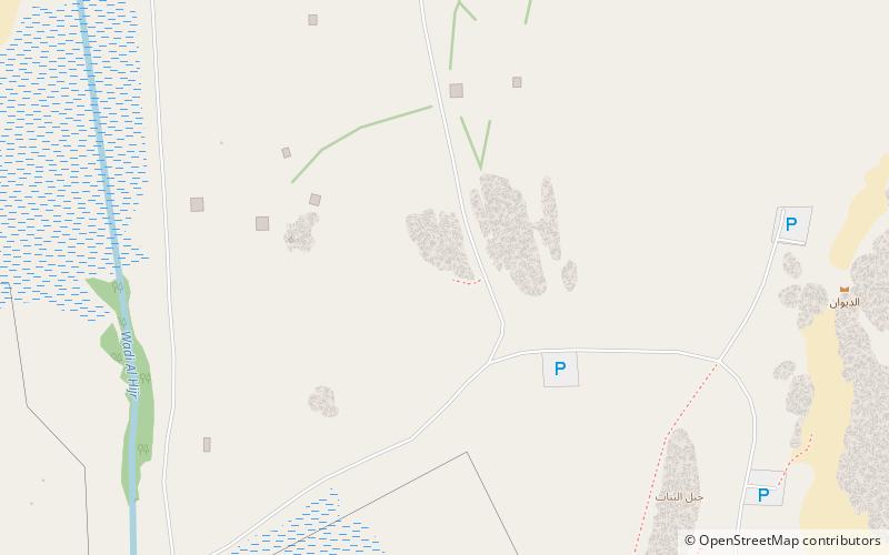 nabataean well madain saleh location map
