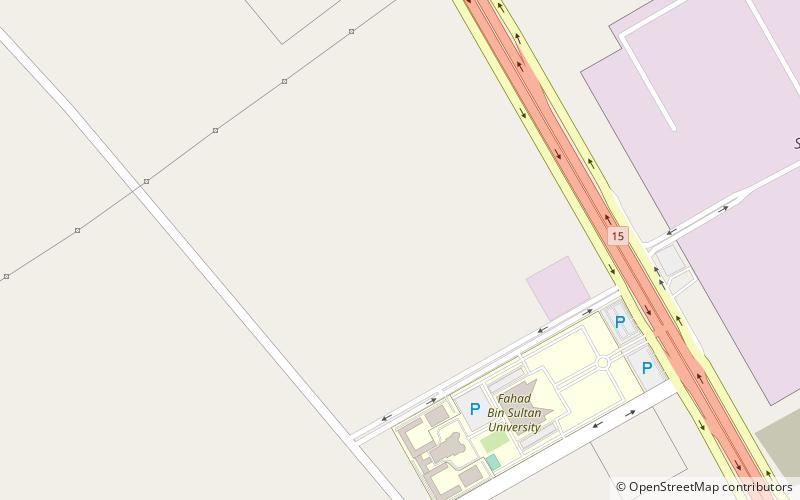 fahd bin sultan university location map