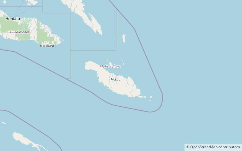 kirakira san cristobal island location map