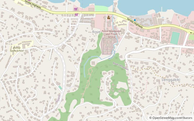 botanical garden honiara location map