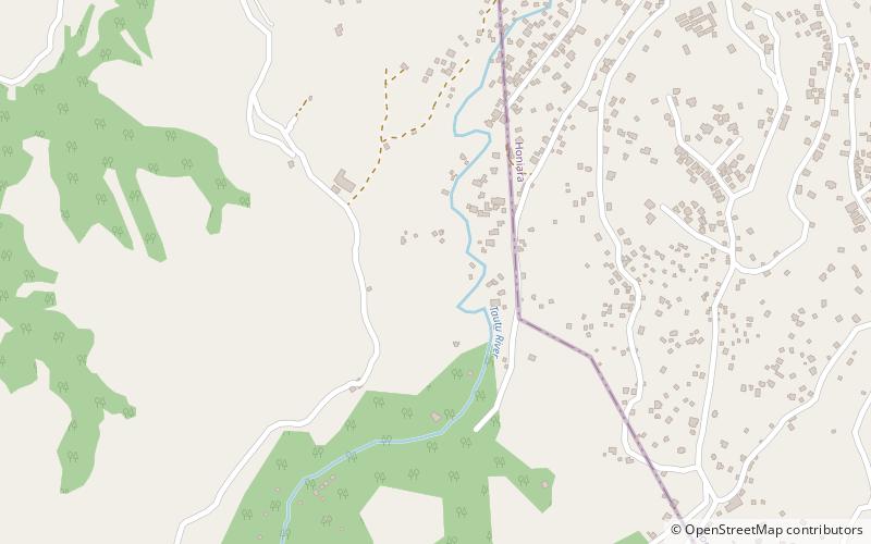 White River location map