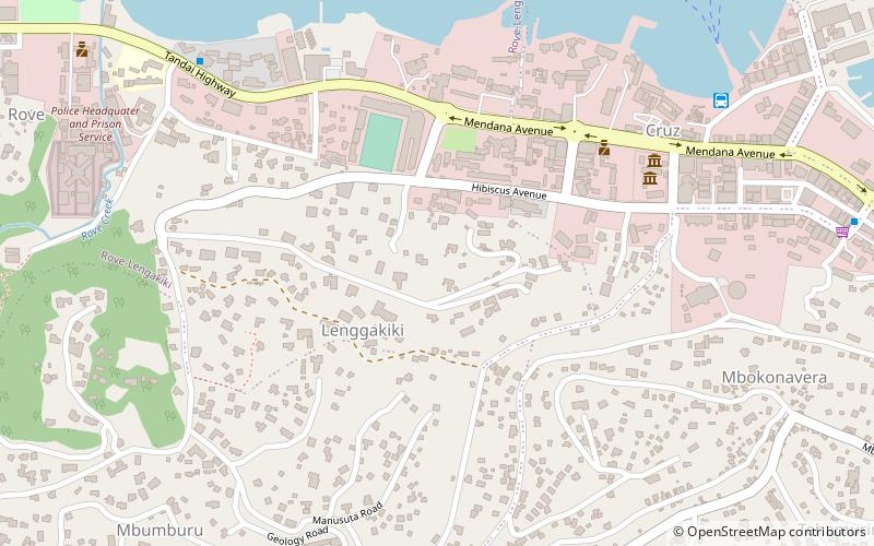 chinatown honiara location map