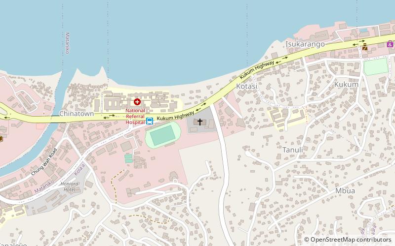 st barnabas kathedrale honiara location map