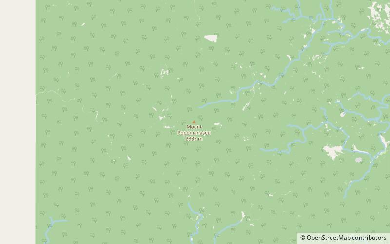 mount popomanaseu guadalcanal location map