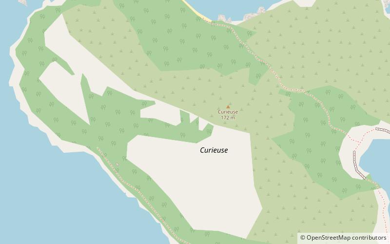 Curieuse location map