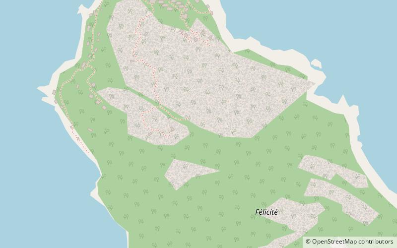Félicité Island location map