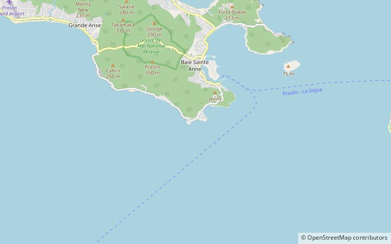 Anse Consolation location map