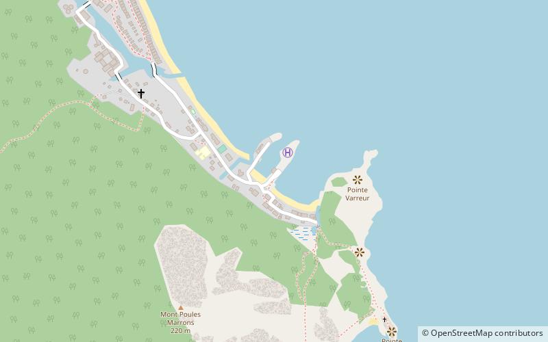 jetty hilton labriz wyspa silhouette location map