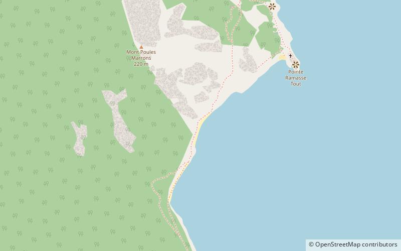 anse lascars silhouette island location map