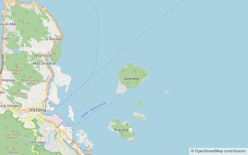 Ste. Anne Island location map