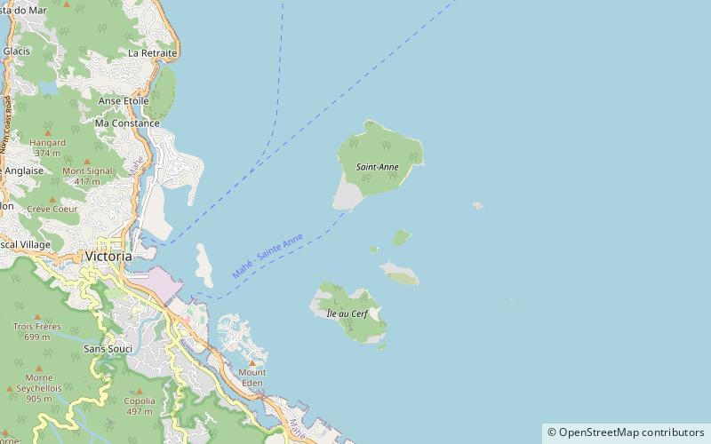 long island round island mahe location map