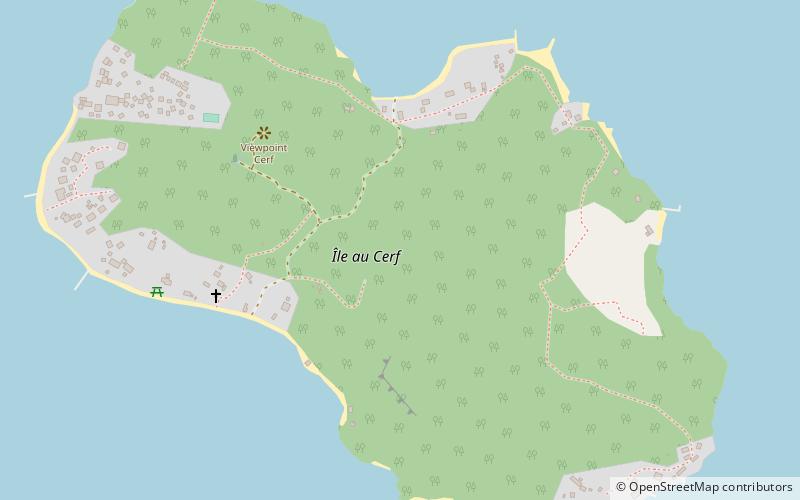 Cerf Island location map