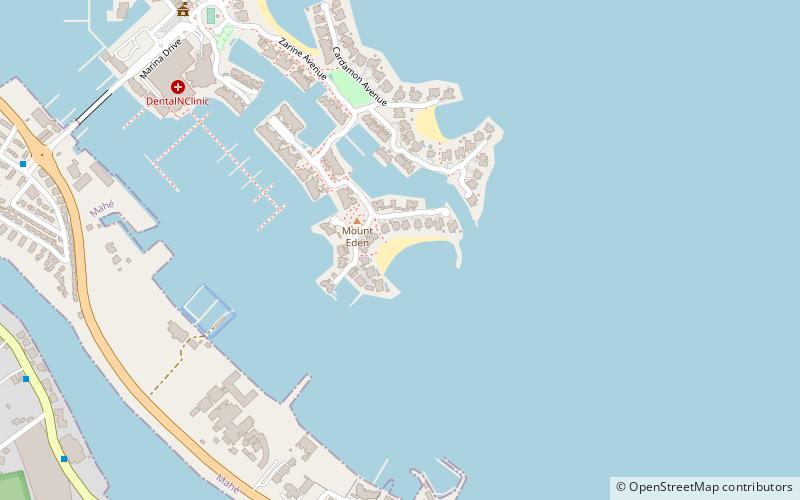 anse tec tec eden island location map