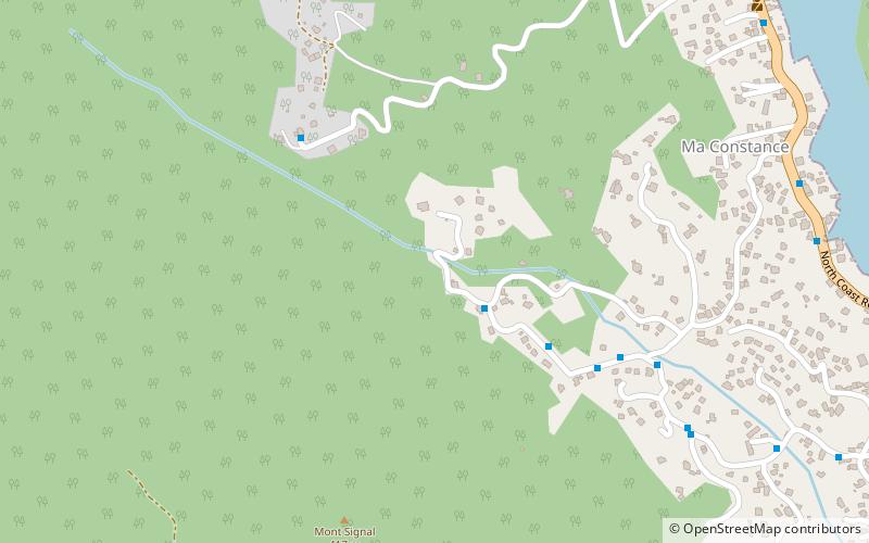 aurore island distrito de beau vallon location map
