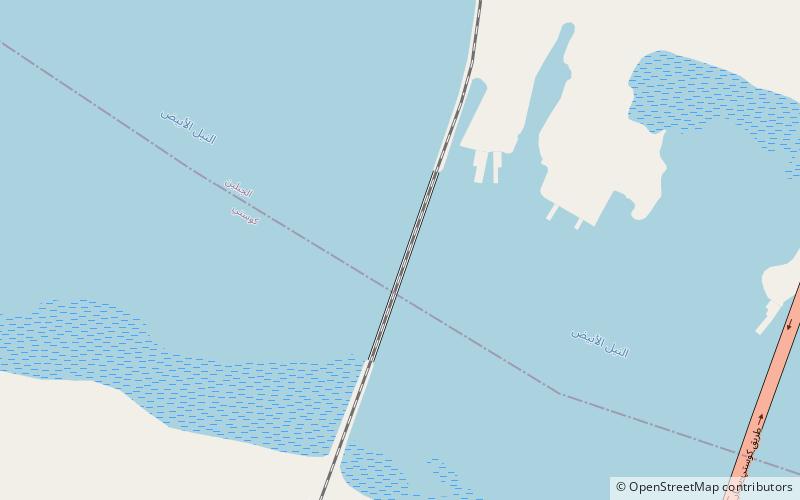 Goz Abu Goma Bridge location map